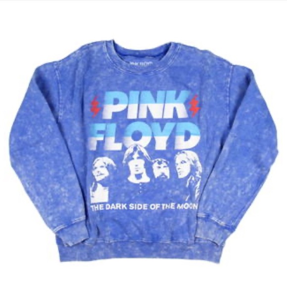 Pink Floyd Sweaters - Pink Floyd Crewneck ACID WASH LONG SLEEVE